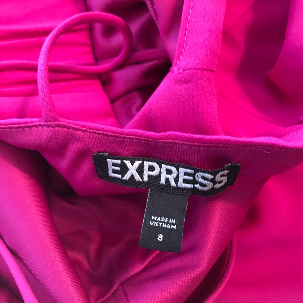 Express Spaghetti Strap Open Back Mini Dress 8 - image 7